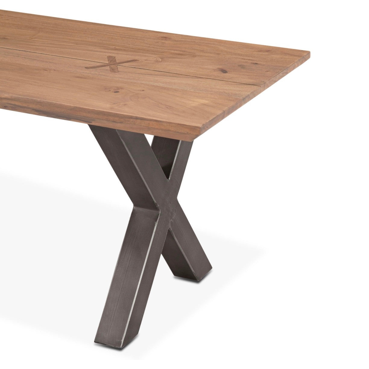 Bern 68" Bench Smoked Acacia