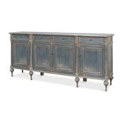 Lilac Sideboard, Blue Finish by Sarreid Ltd