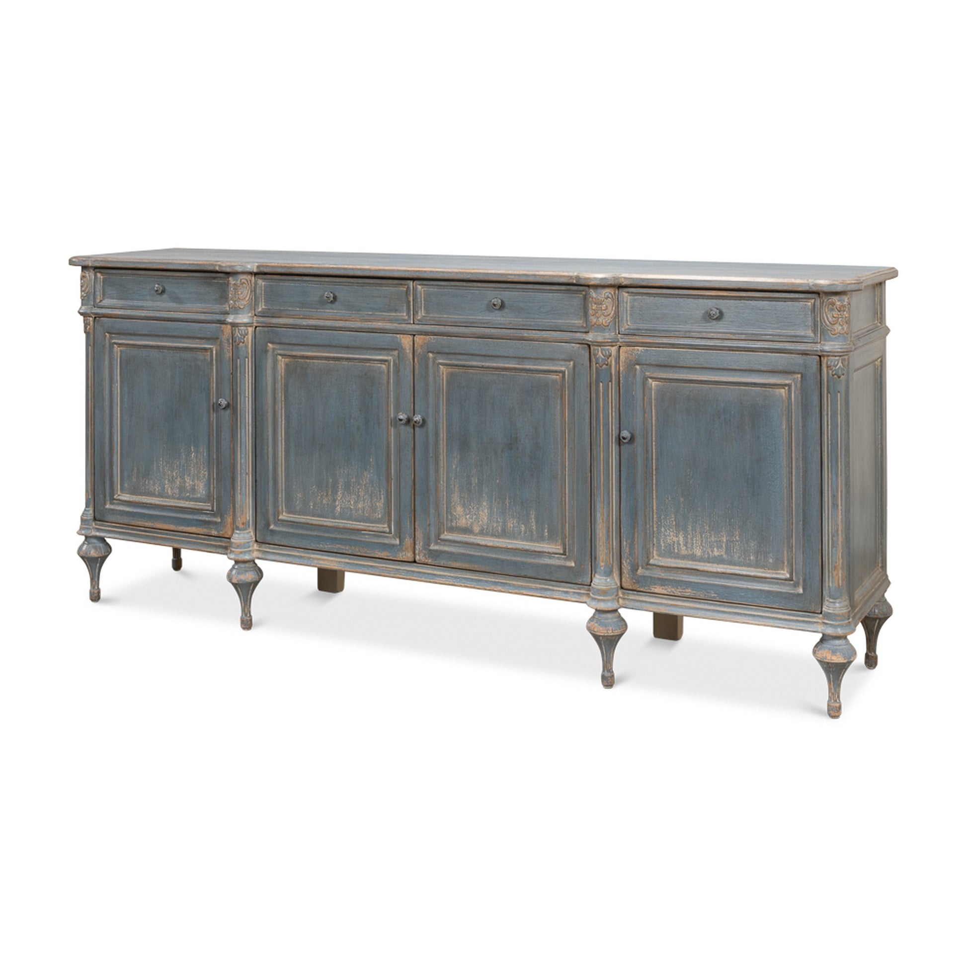 Lilac Sideboard, Blue Finish by Sarreid Ltd