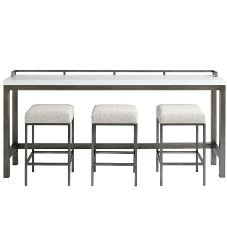Curated Essence Console Table with 3 Stools