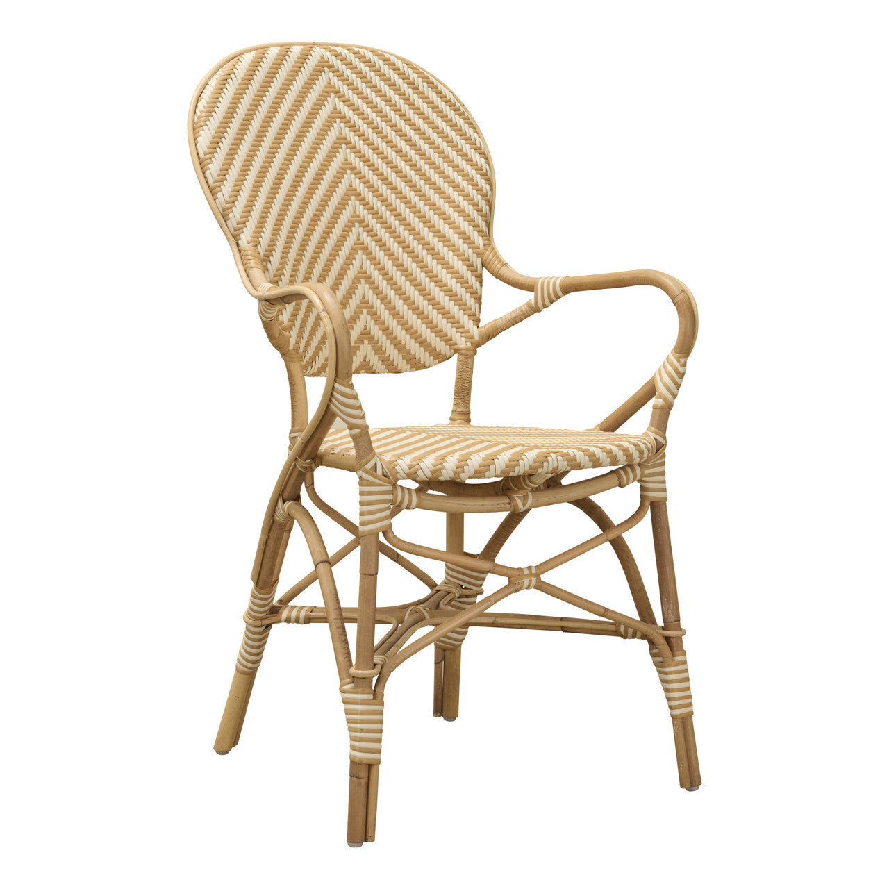 Isabell Arm Chair Chevron by Sika Design