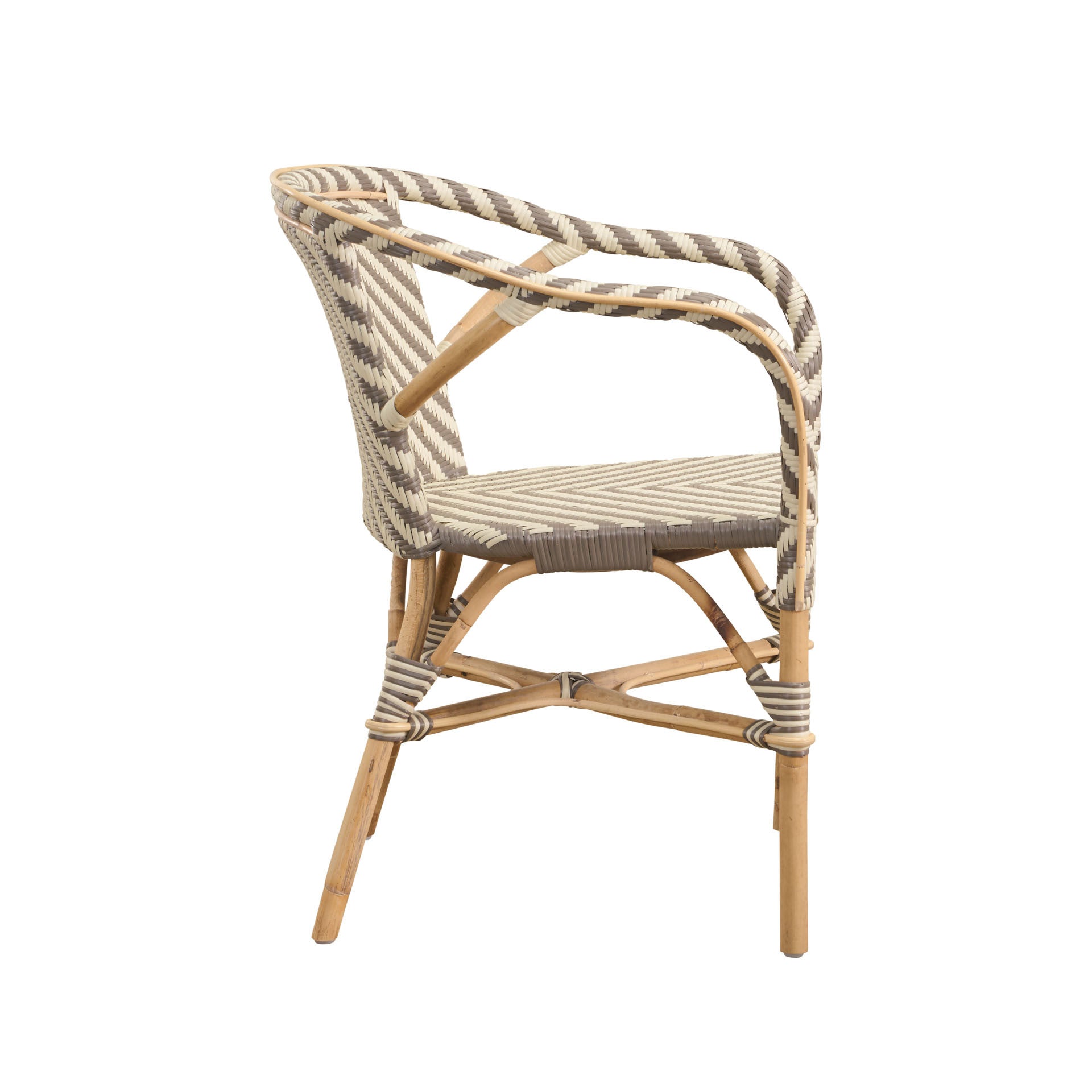 Madeleine Arm Chair Chevron by Sika Design - view 4