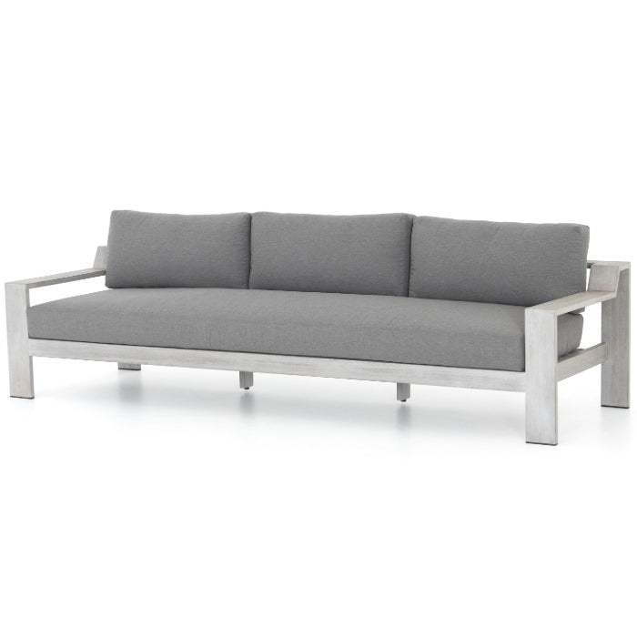 Monterey Grey Teak Outdoor 3 Seater Sofa 106"