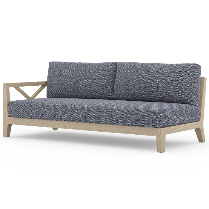 Huntington Natural Teak Outdoor Left Arm Sofa 70"