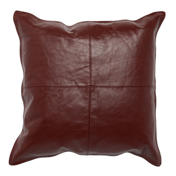 Pieced Genuine Leather Pillows