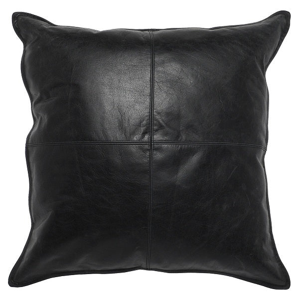 Pieced Genuine Leather Pillows