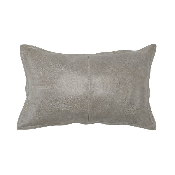 Pieced Genuine Leather Pillows