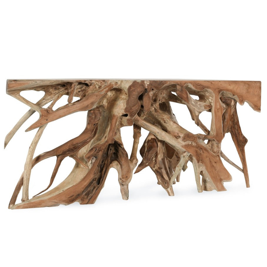 Cypress Teak Root Console Table 70-71"