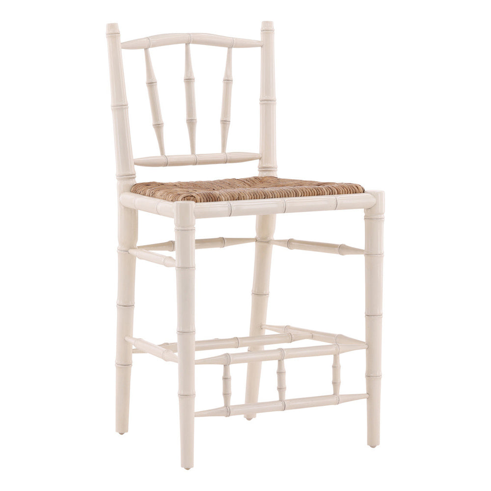 Cream Bamboo Counter Stool - 20'