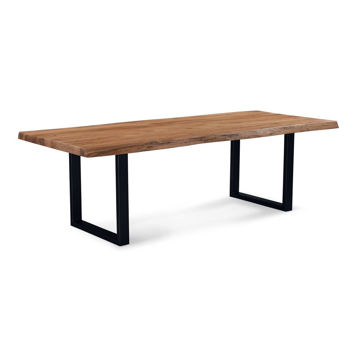 Brooks Dining Table U Base 40" x 92" Teak Top - Black Base by Urbia - detail 2