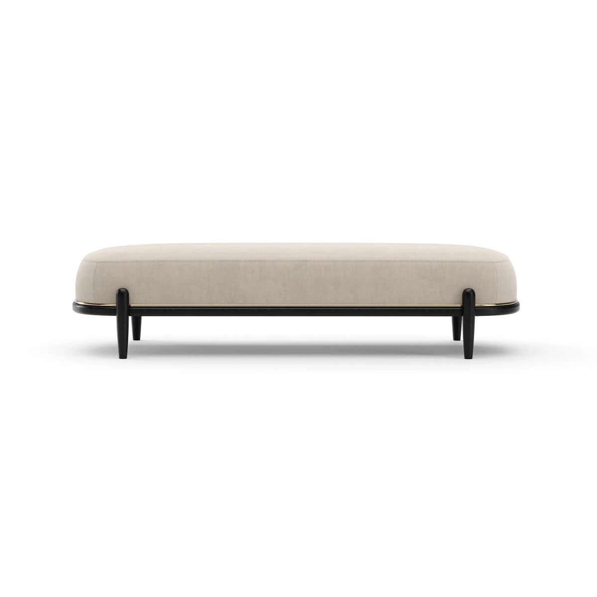 Madera Bed Bench - Ecru 62.25" by Caracole