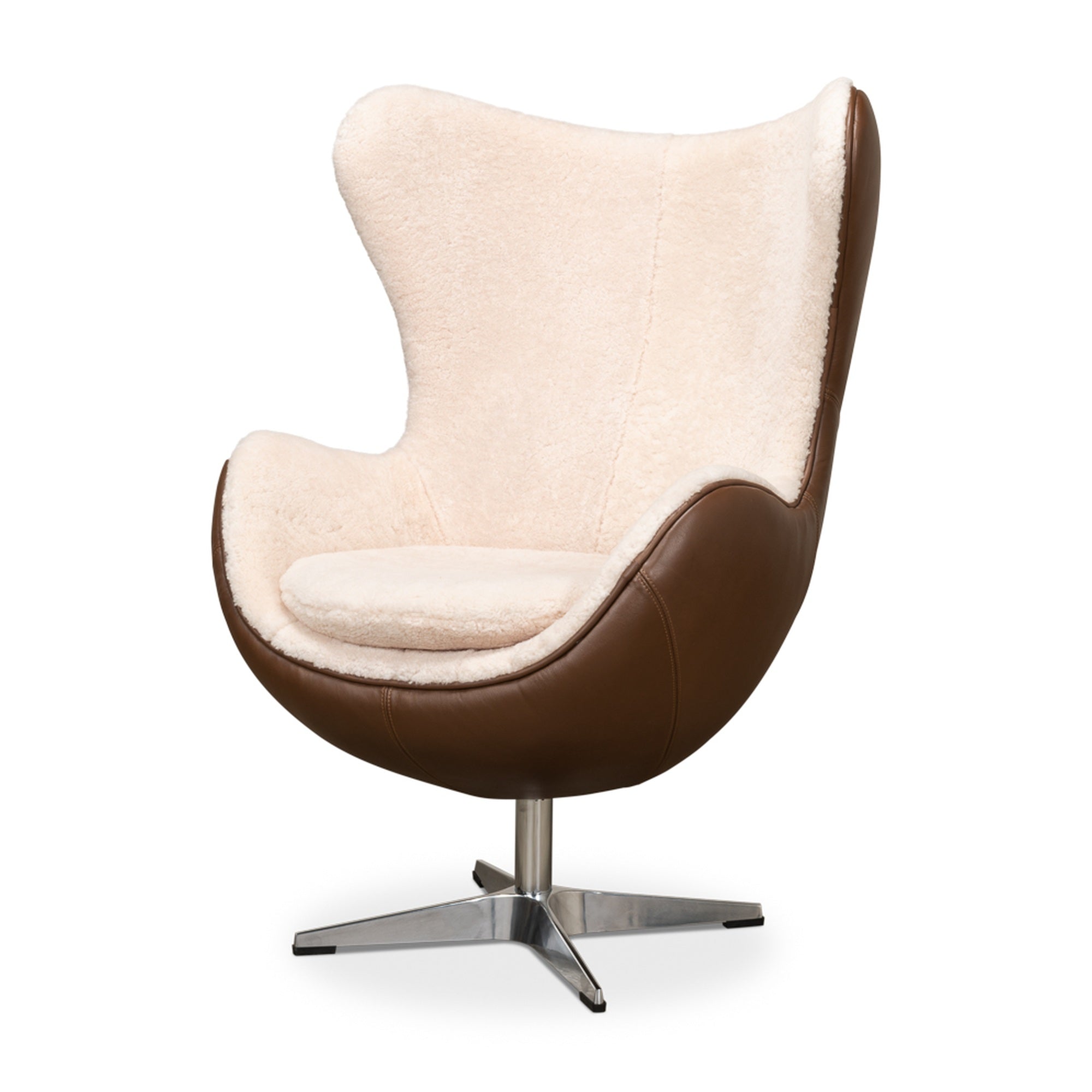 Jacobean Mid 20th Century Egg Chair by Sarreid Ltd