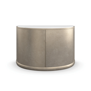 Meridian Golden Blonde Leaf Sideboard 54" by Caracole