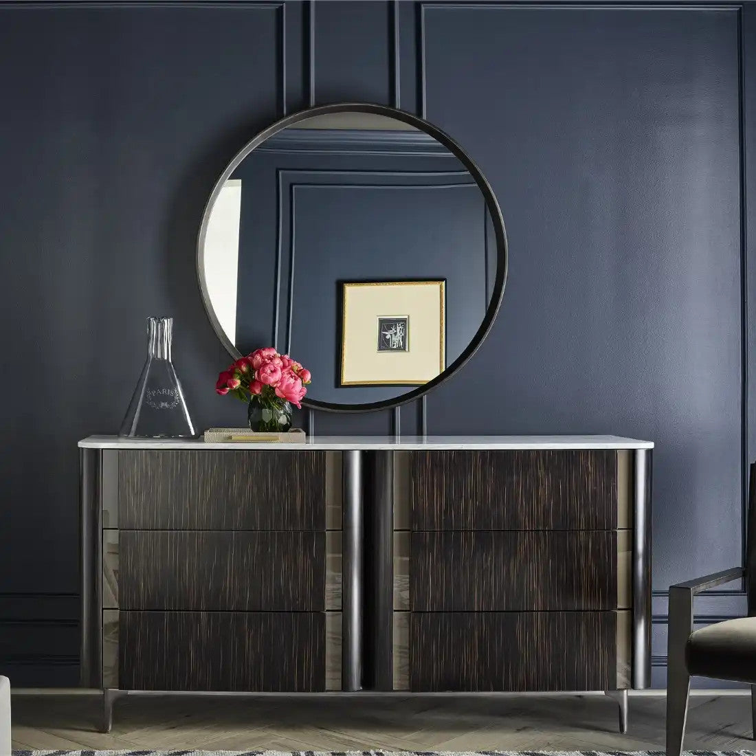 Nina Magon Bronze 6 Drawer Dresser