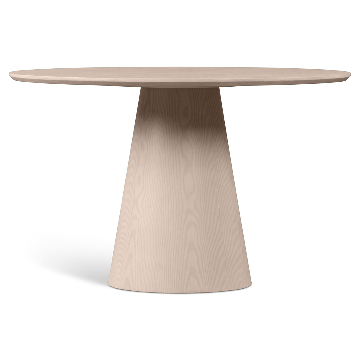Modern Brazilian Mona Wooden Top Round Dining Table - Nevoa by Urbia - detail 2