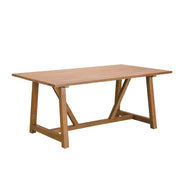 Lucas Teak Table 71"x39" by Sika Design