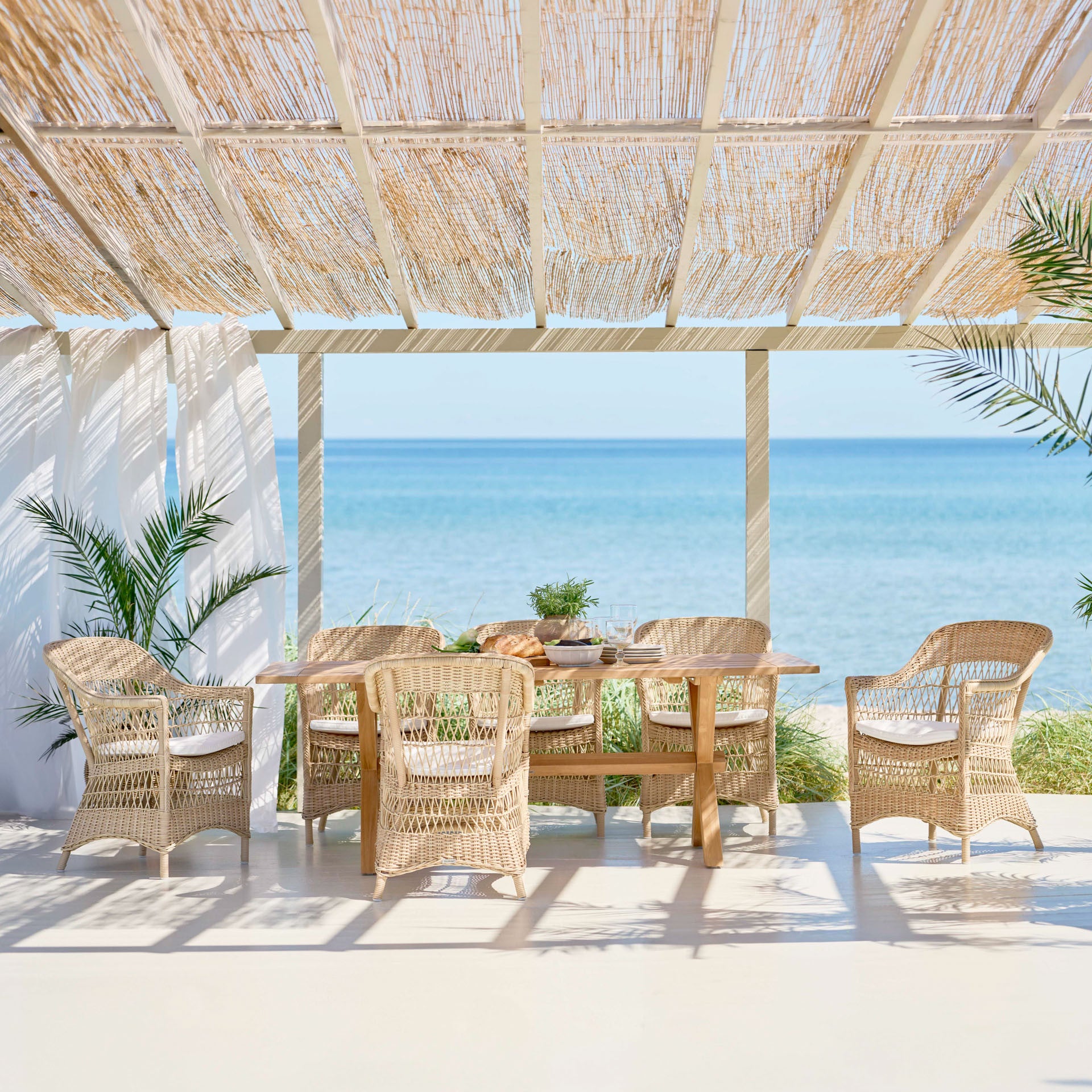 Colonial Teak Table 79"x39" by Sika Design - view 2
