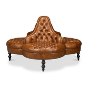 Lobby Sofa, Cuba Brown by Sarreid Ltd