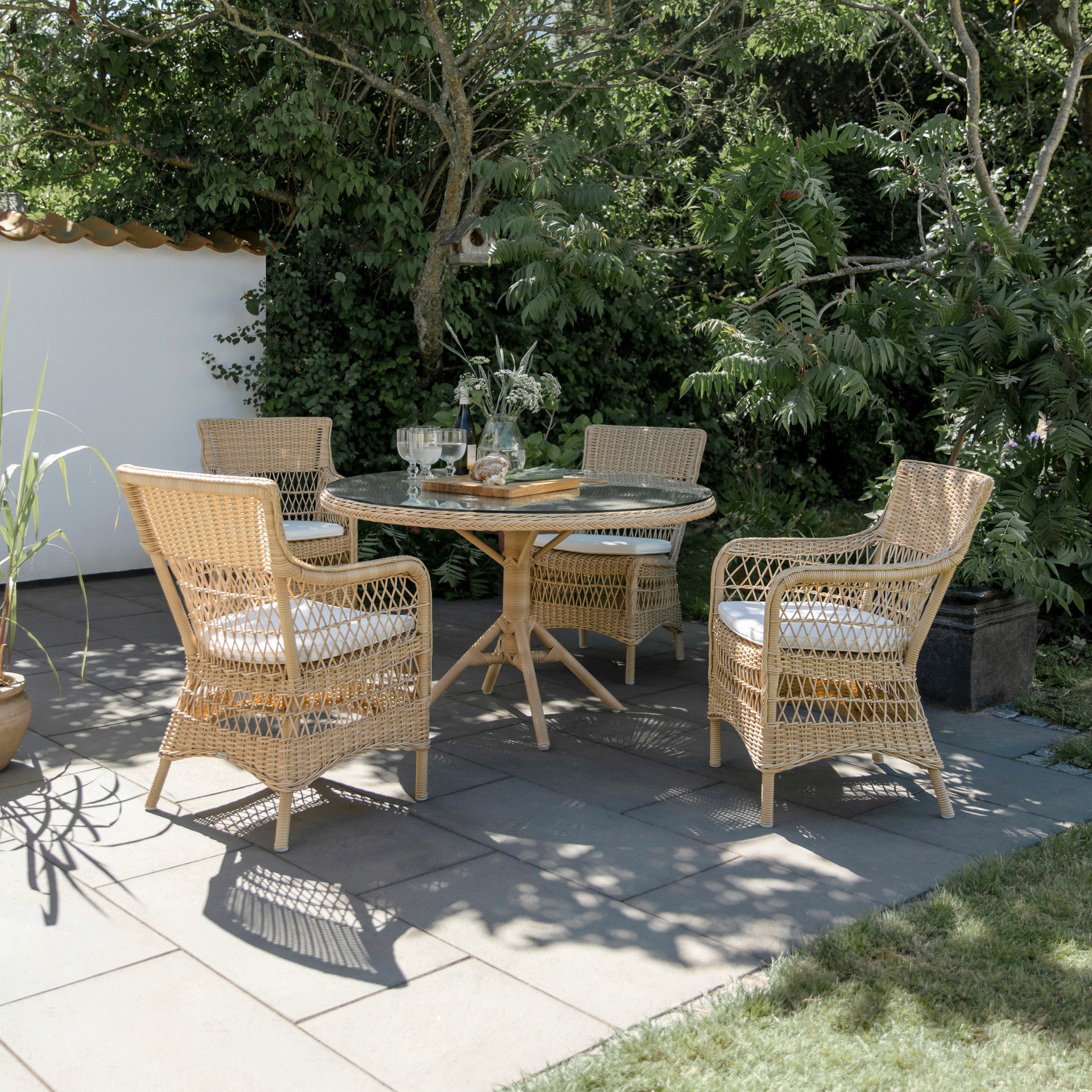 Grace Dining Table w/Glass Top by Sika Design - view 2