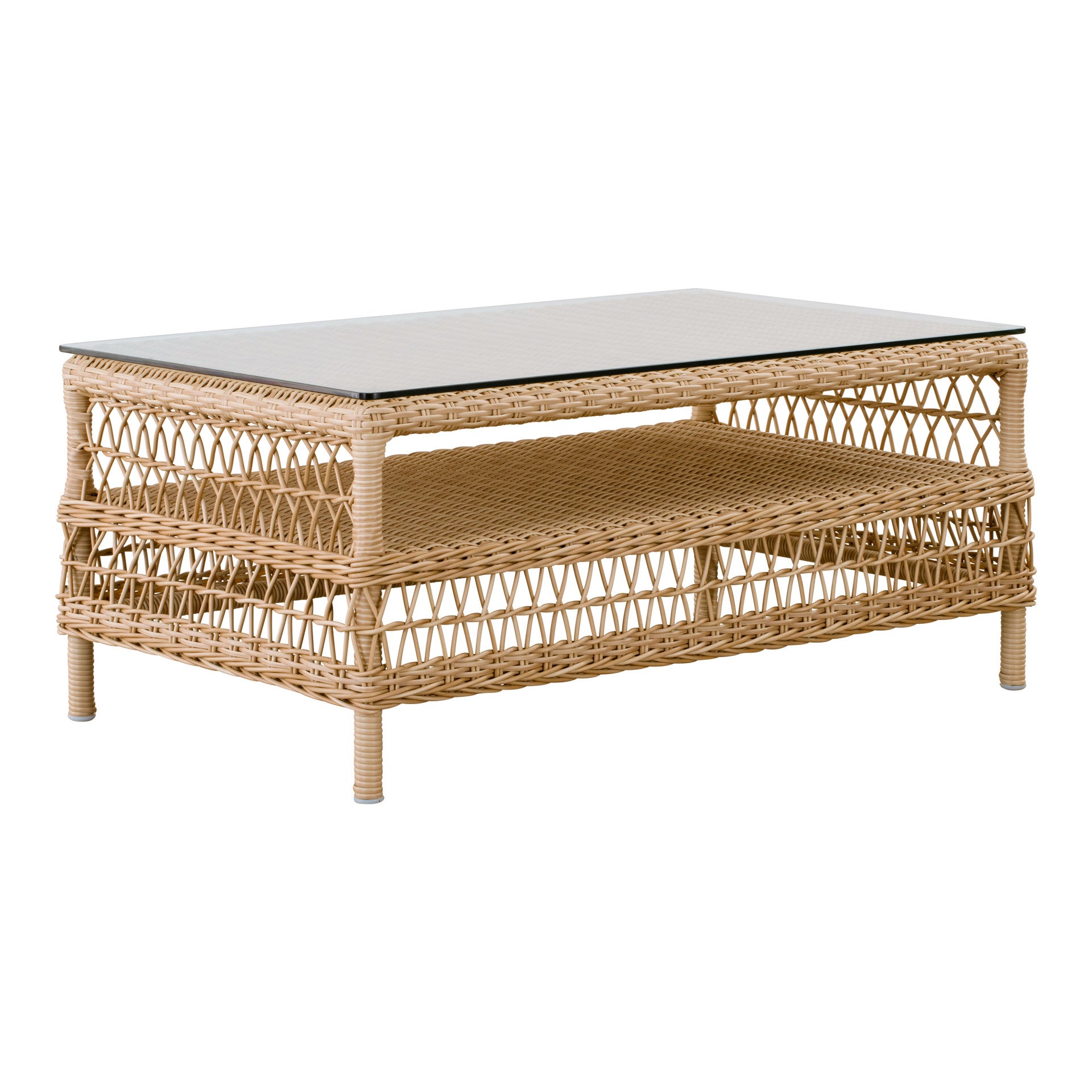 Hazel Coffee Table w/Glass Top by Sika Design