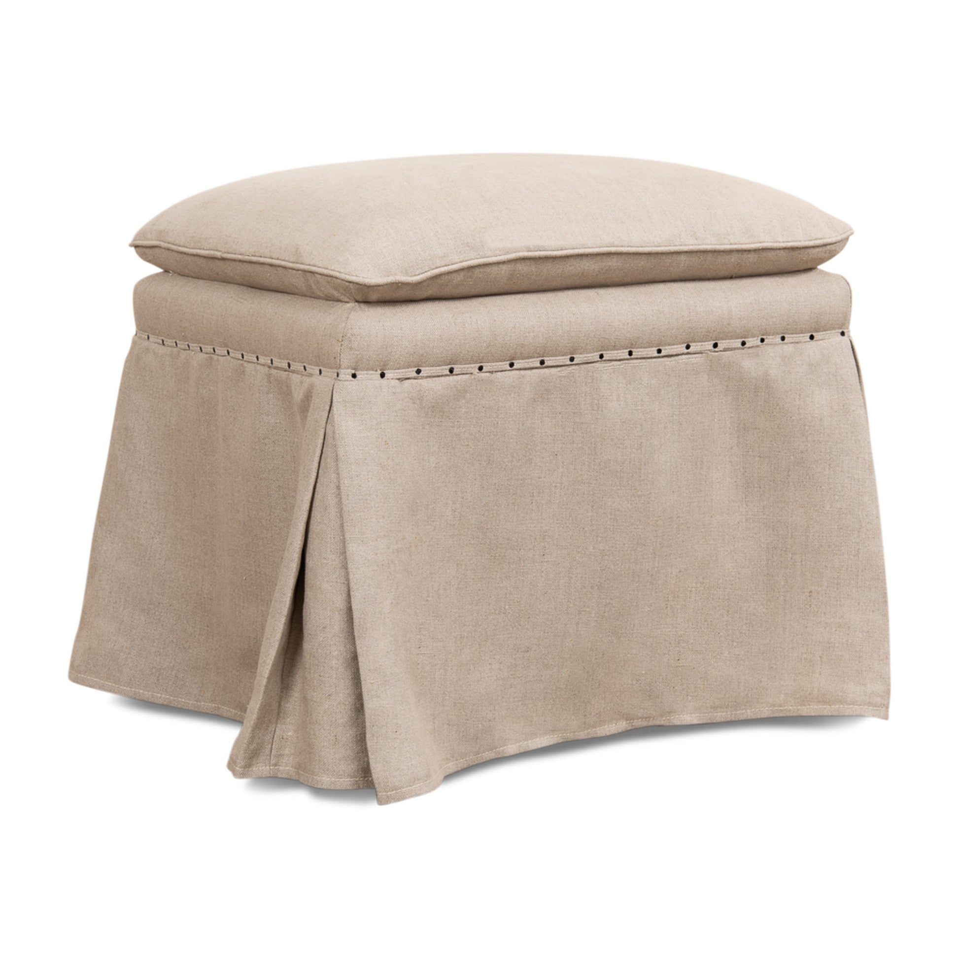 Draped Ottoman by Sarreid Ltd