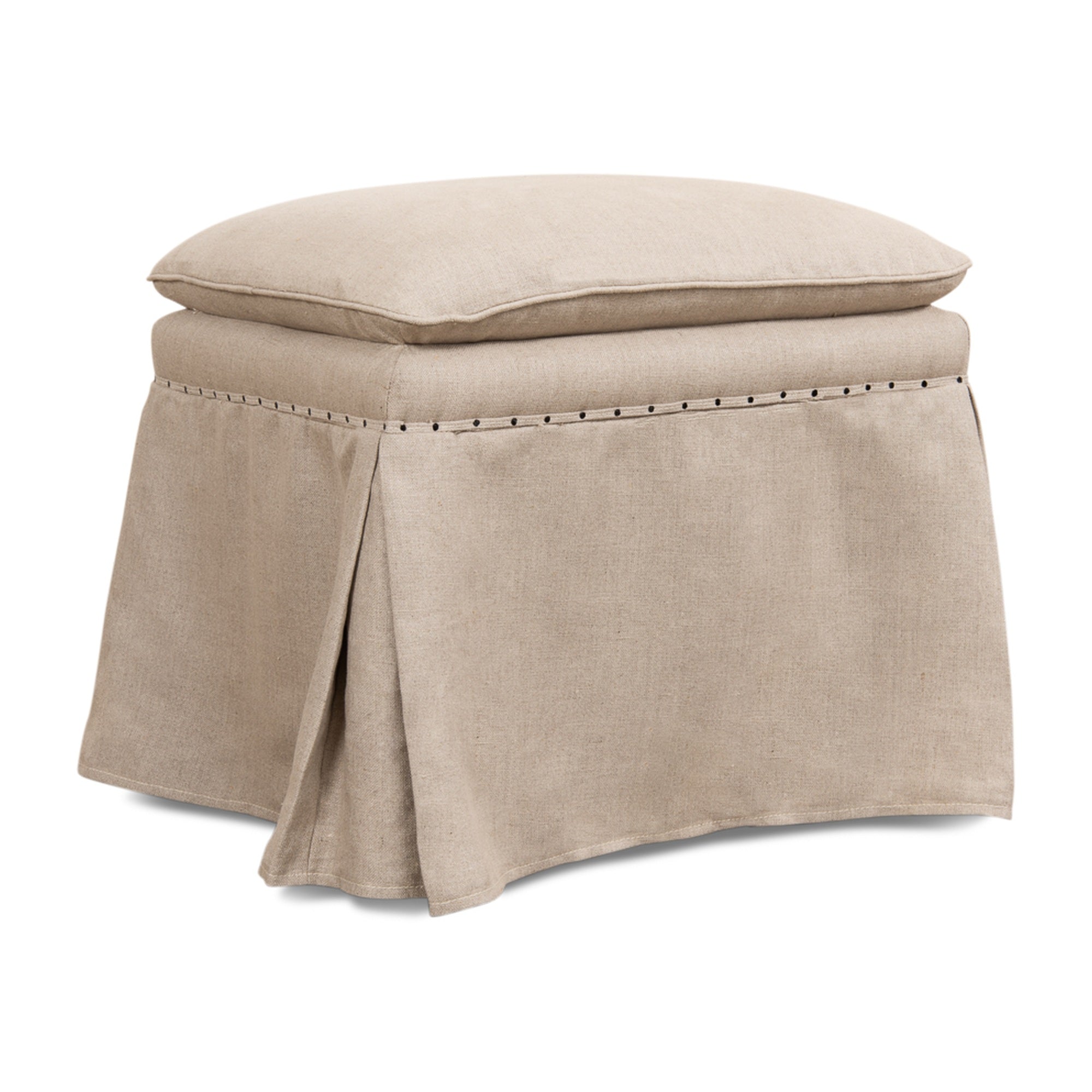 Draped Ottoman by Sarreid Ltd