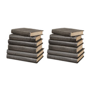 Shagreen Books, Set Of 12, Antique Grey by Sarreid Ltd