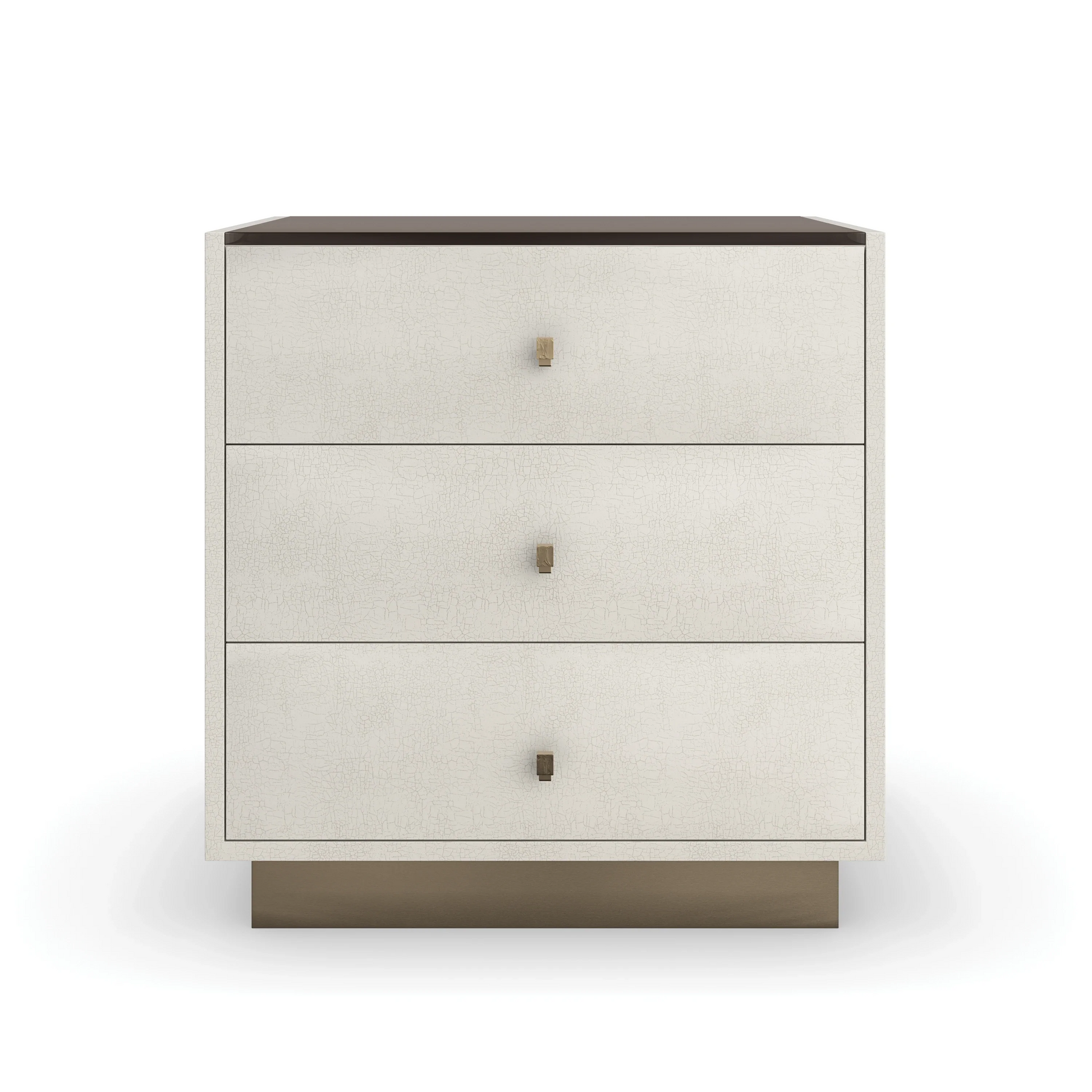 Iliad Nightstand Ivory Crackle 26" by Caracole