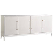 Desert Rose White Lacquer 4 Door Sideboard 78"