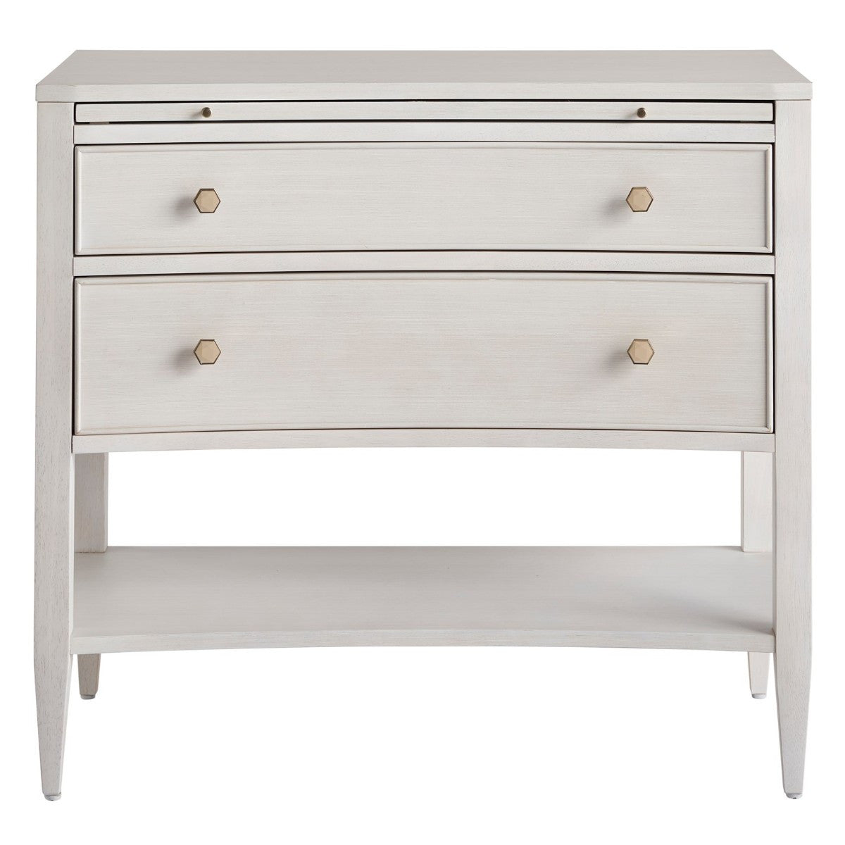 Chelsea 2 Drawers Nightstand, Alabaster