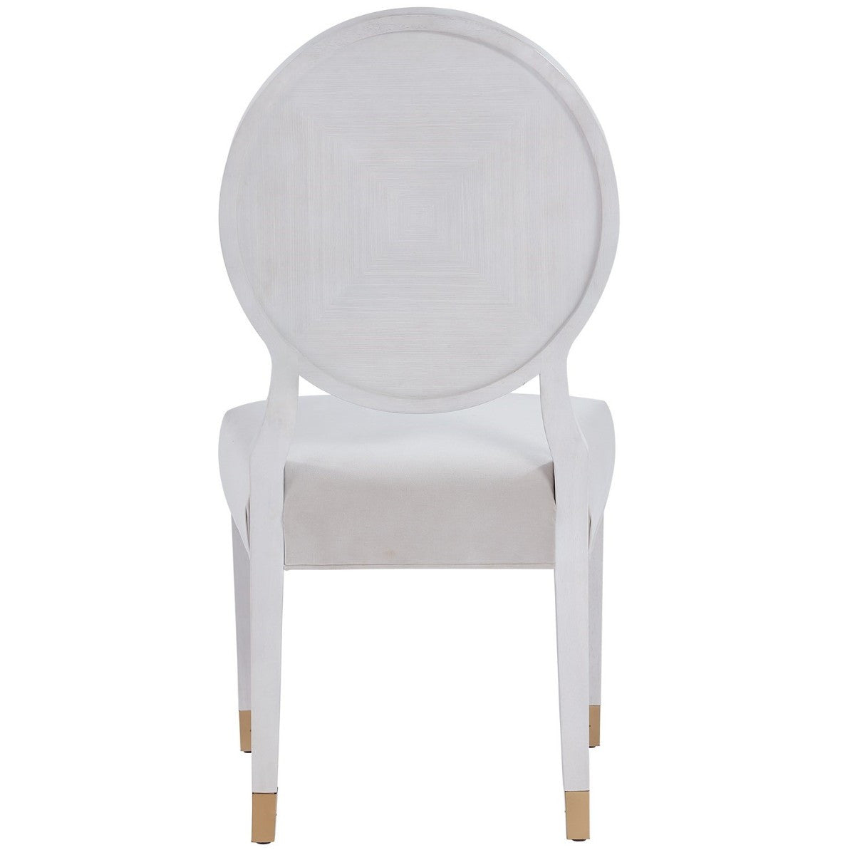 Love Joy Bliss Velvet Round Back Side Chair