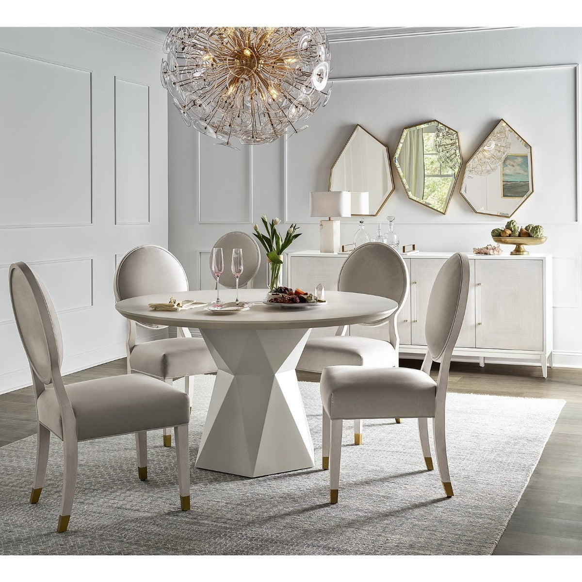 Kawaii Gold Frame Accent Mirror