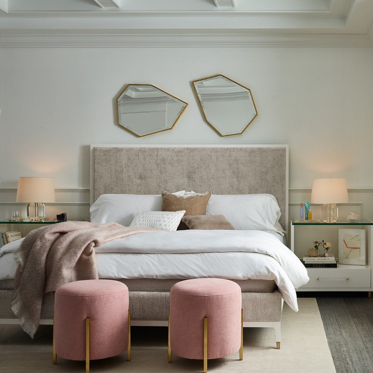 Kawaii Gold Frame Accent Mirror