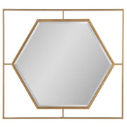 Love Joy Bliss Gold Frame Accent Mirror