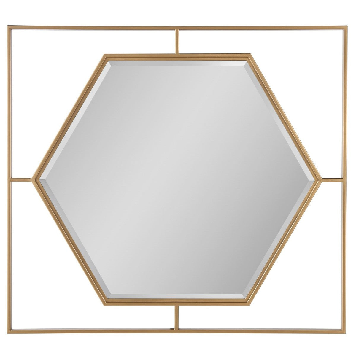 Love Joy Bliss Gold Frame Accent Mirror