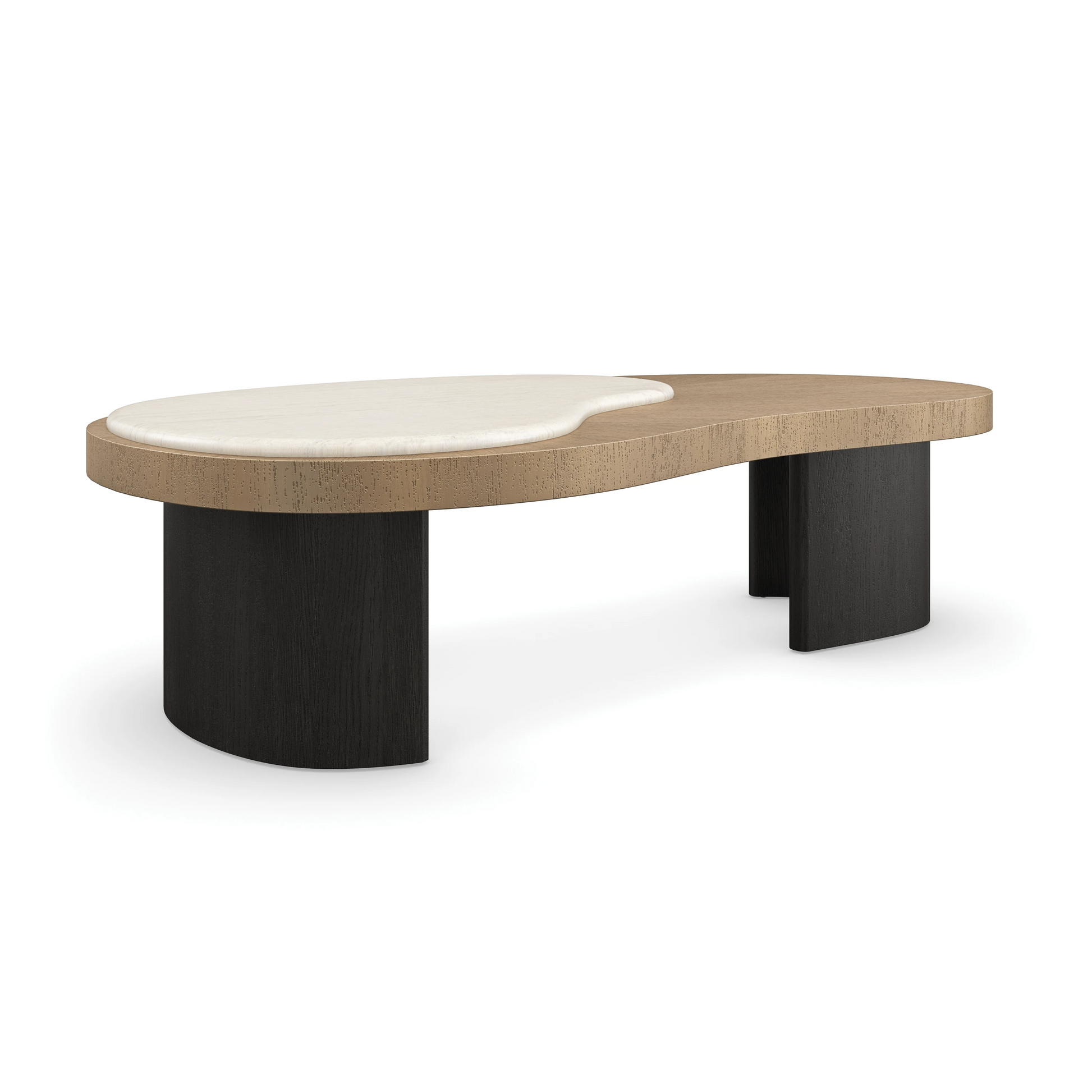 Contrast Cocktail Table Cinder 56.50" by Caracole - view 6