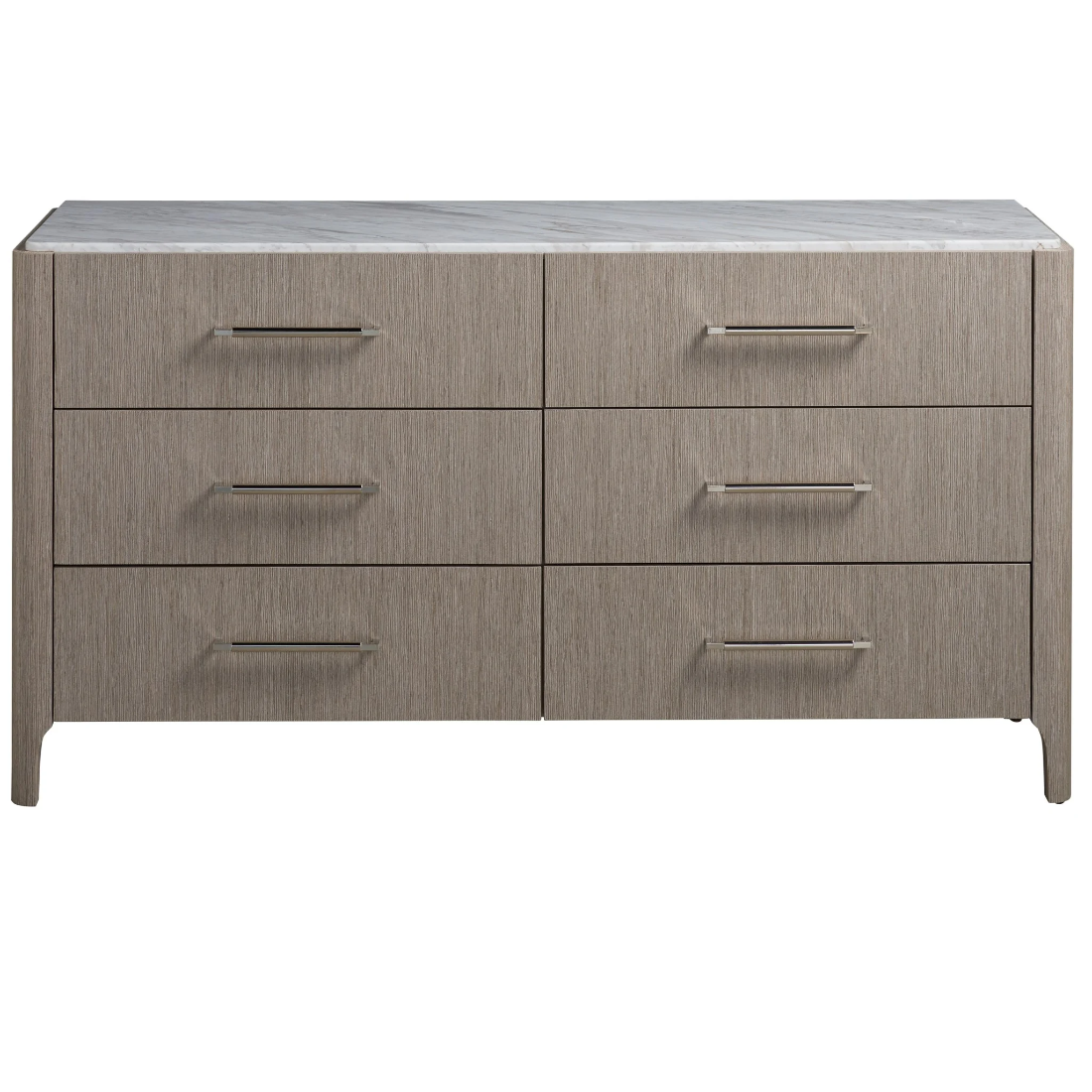 Modern Soren Pumice 6 Drawer Dresser