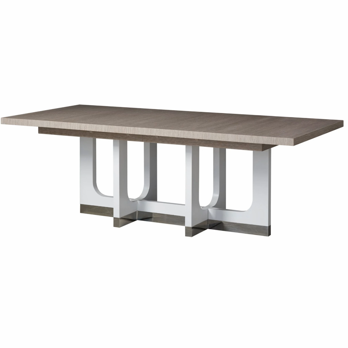 Marley Metal Leg Extension Dining Room Table 110"