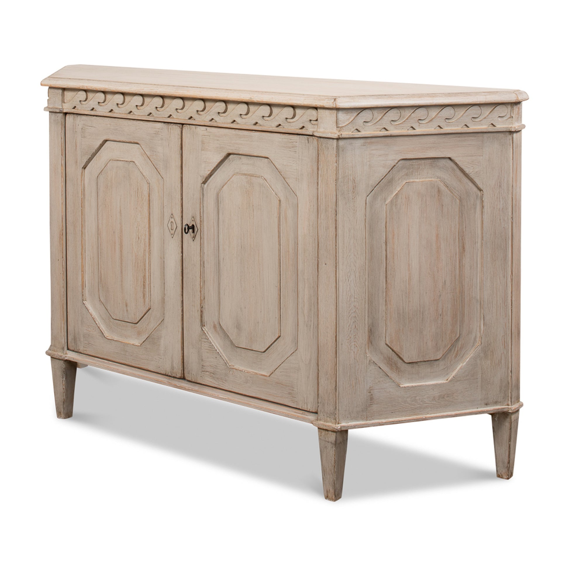 Wrenn Credenza, Stone Grey by Sarreid Ltd