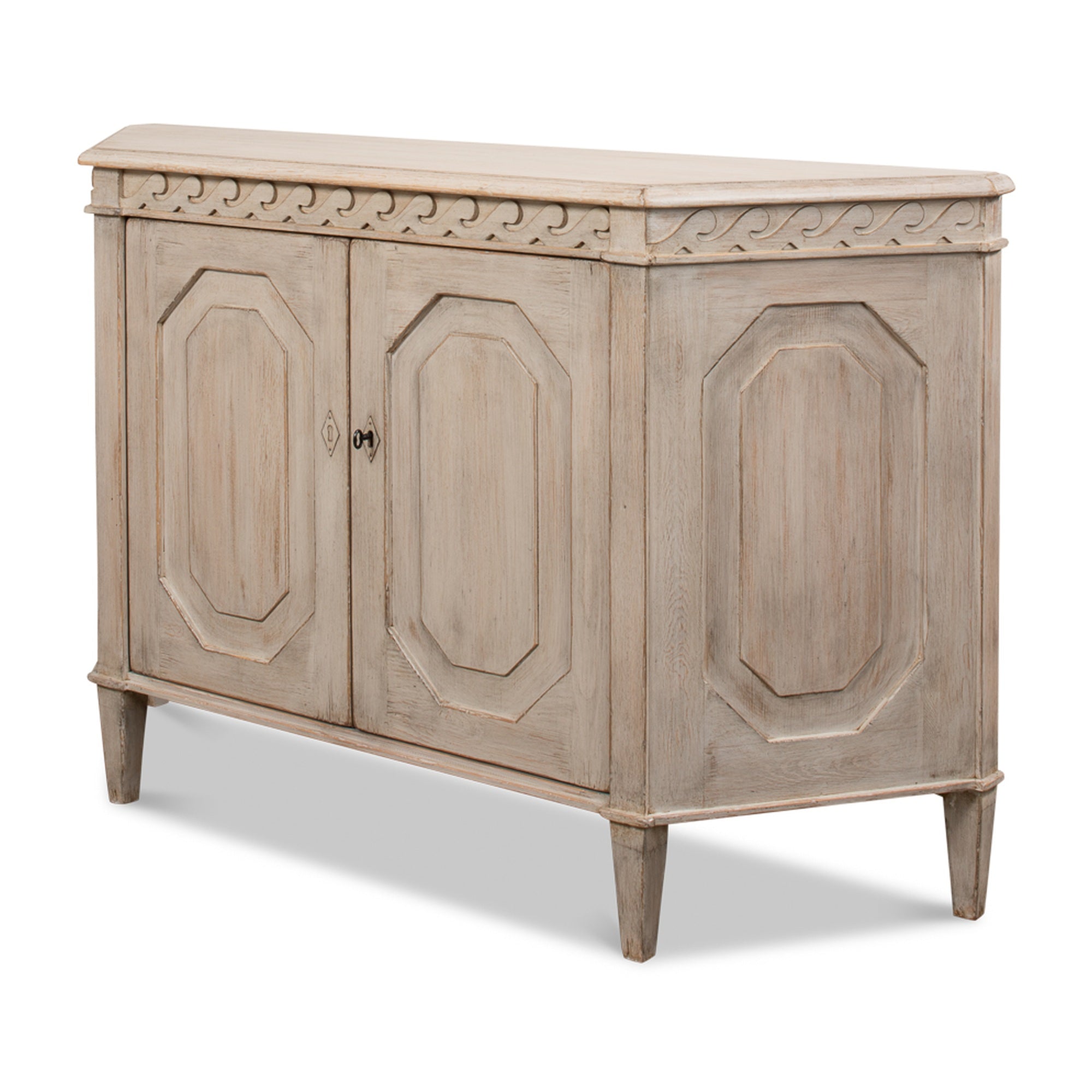 Wrenn Credenza, Stone Grey by Sarreid Ltd