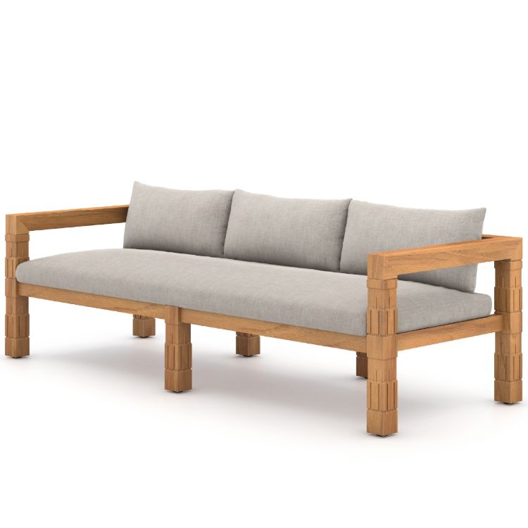 Alta Natural Teak Outdoor Sofa-89"