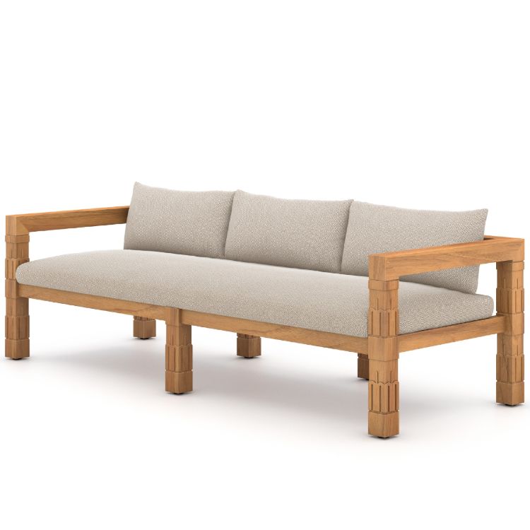 Alta Natural Teak Outdoor Sofa-89"
