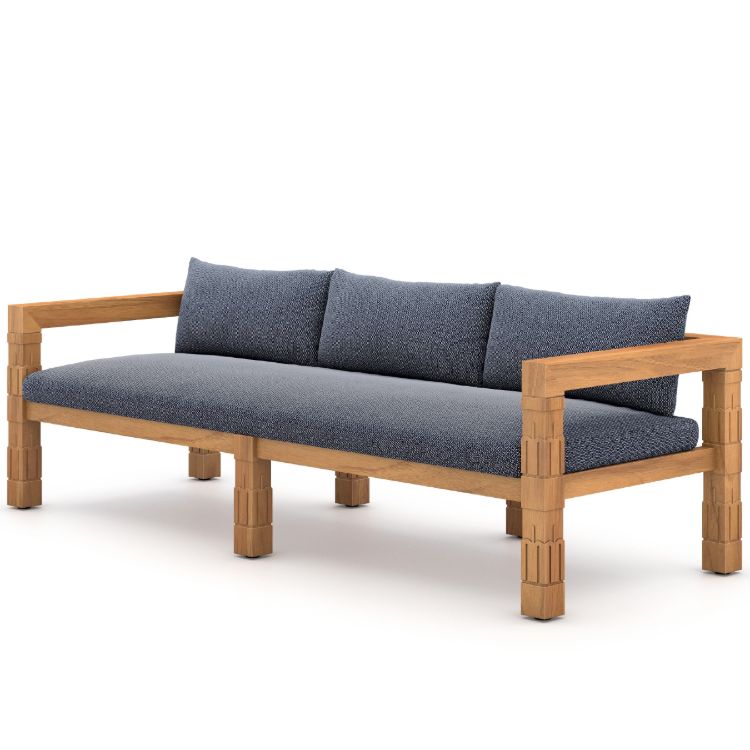 Alta Natural Teak Outdoor Sofa-89"