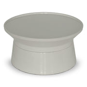 Sabine Enamel Coffee Table Bone White by Urbia - product view