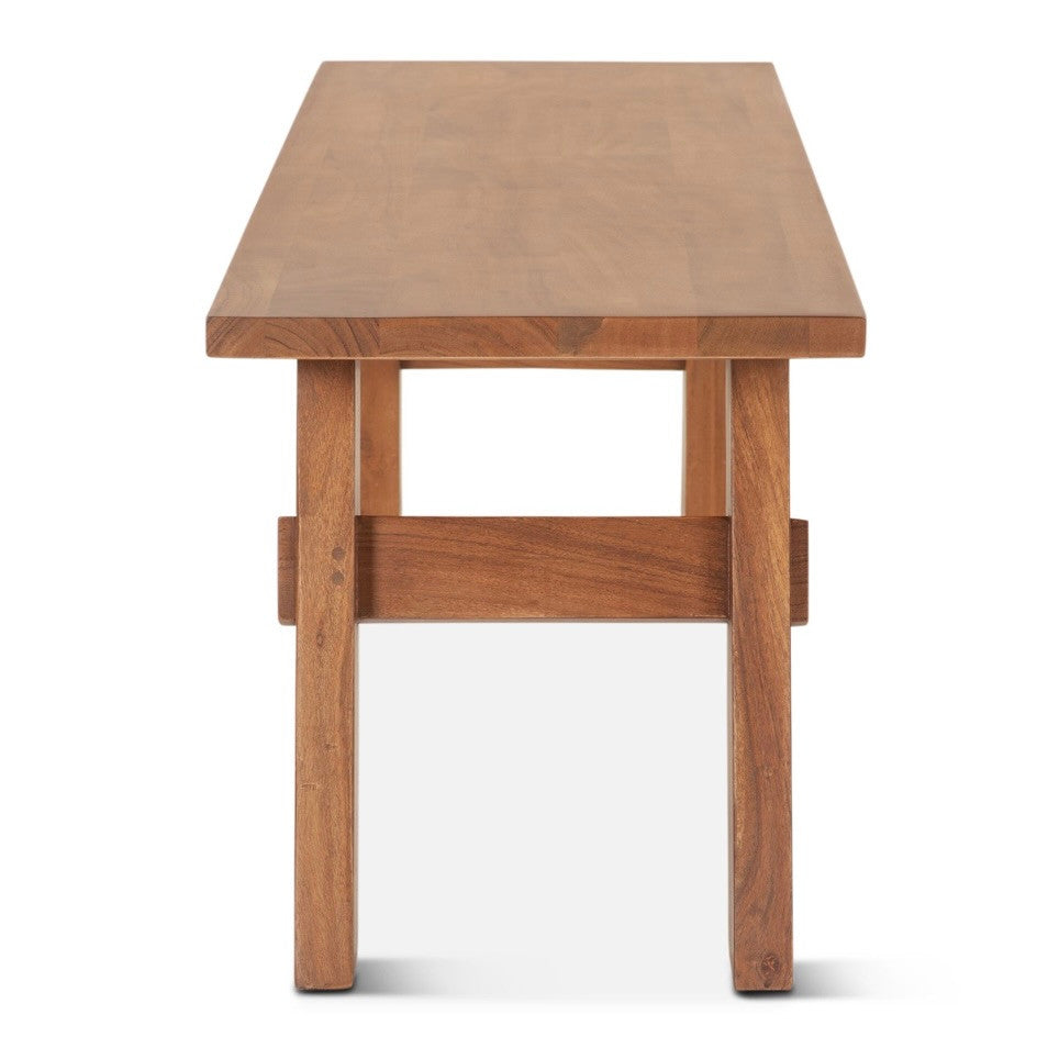 Chesapeake Mango Wood Bench Nutmeg 68"