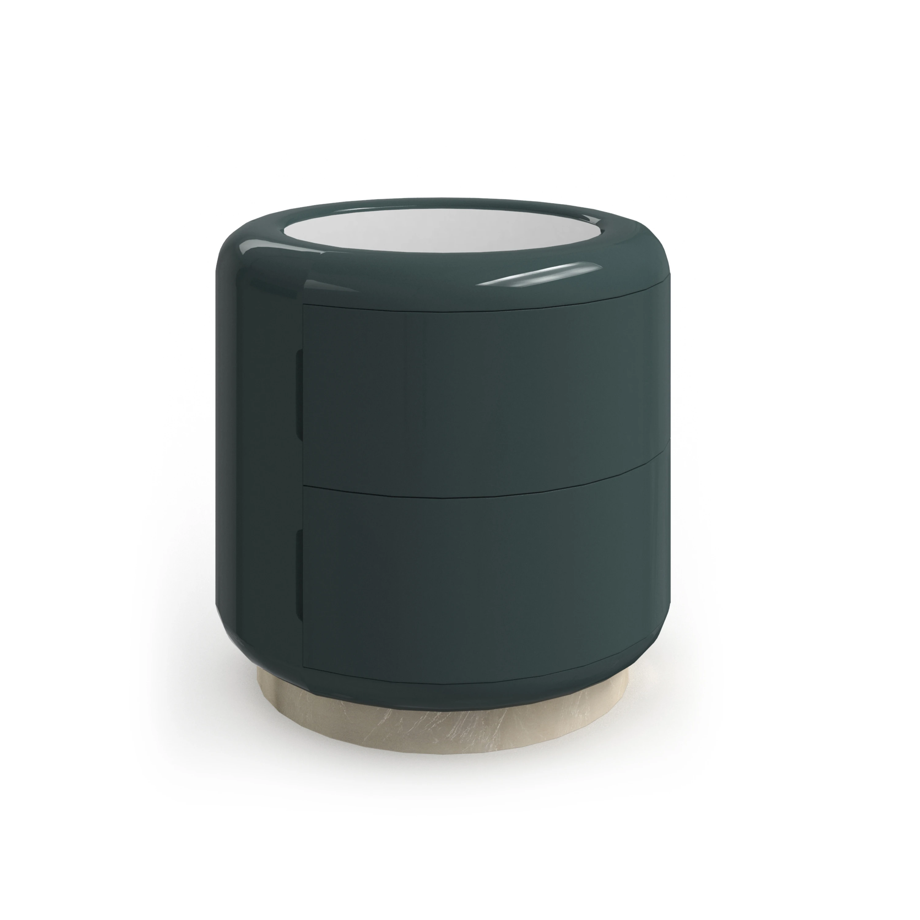 Gelee Monolith Round Accent Table End Table 22" by Caracole - view 4
