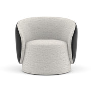 Cuff Swivel Chair Piano Black 33" by Caracole