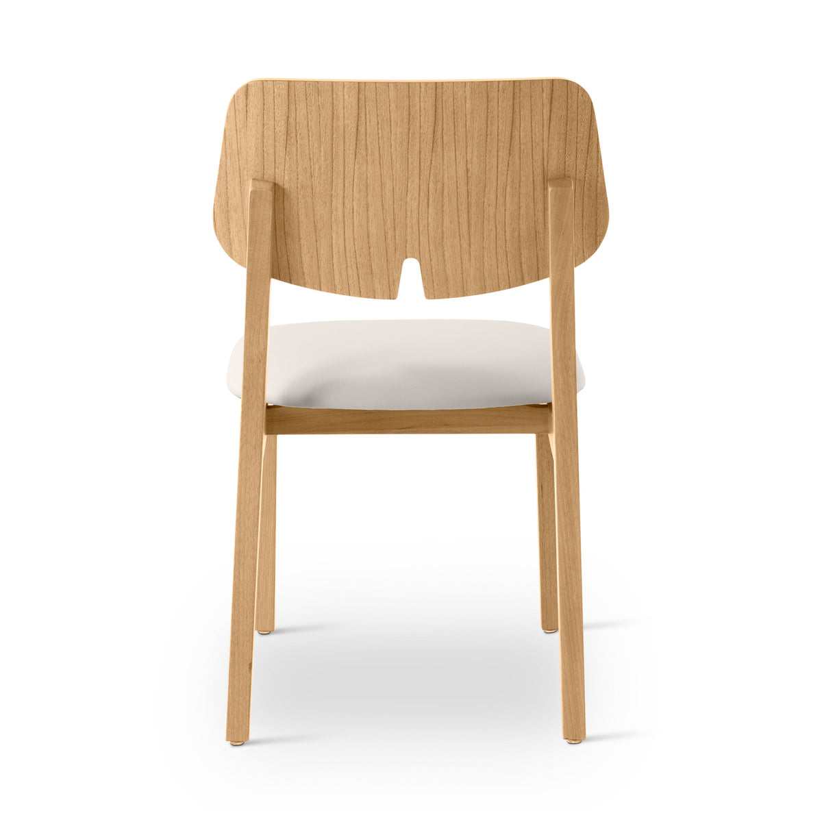 Beth Dining Chair Damasco, Shimmy Cream Vinyl by Urbia - detail 7
