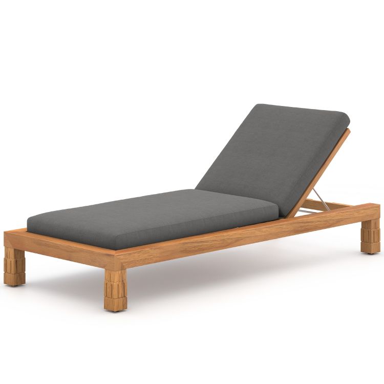 Alta Natural Teak Outdoor Chaise