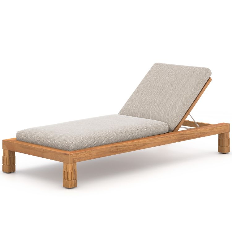 Alta Natural Teak Outdoor Chaise
